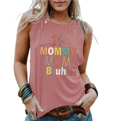MOM Mother's Day Loose Women's Tank Top