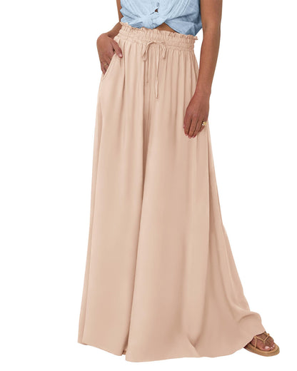 Women's Casual Flowy High Waist Wide Leg Pants(Buy 2 10% OFF)