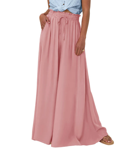 Women's Casual Flowy High Waist Wide Leg Pants(Buy 2 10% OFF)