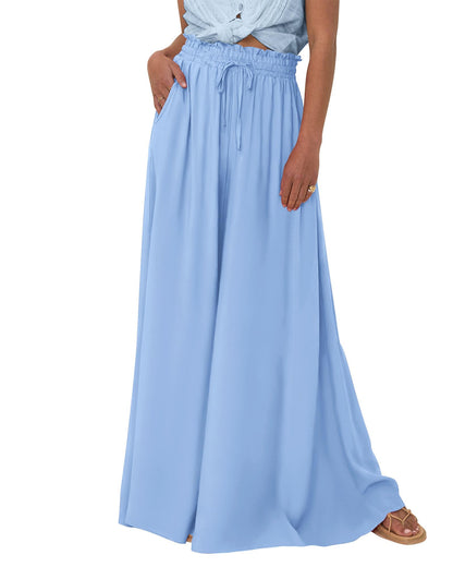 Women's Casual Flowy High Waist Wide Leg Pants(Buy 2 10% OFF)