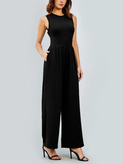 2024 Women's Sleeveless Tank Top Casual Jumpsuit(Buy 2 Free Shipping)