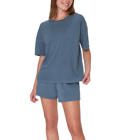 Women's SuperSoft Comfywear Boxy T-Shirt & Sleep shorts