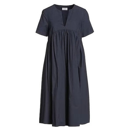 V-Neck Casual Shirt Dress
