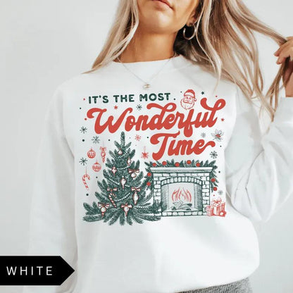 Limited time sale🔥'It’s the Most Wonderful Time of The Year' Vintage Christmas sweatshirt