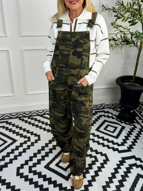 Women's Camo Overalls