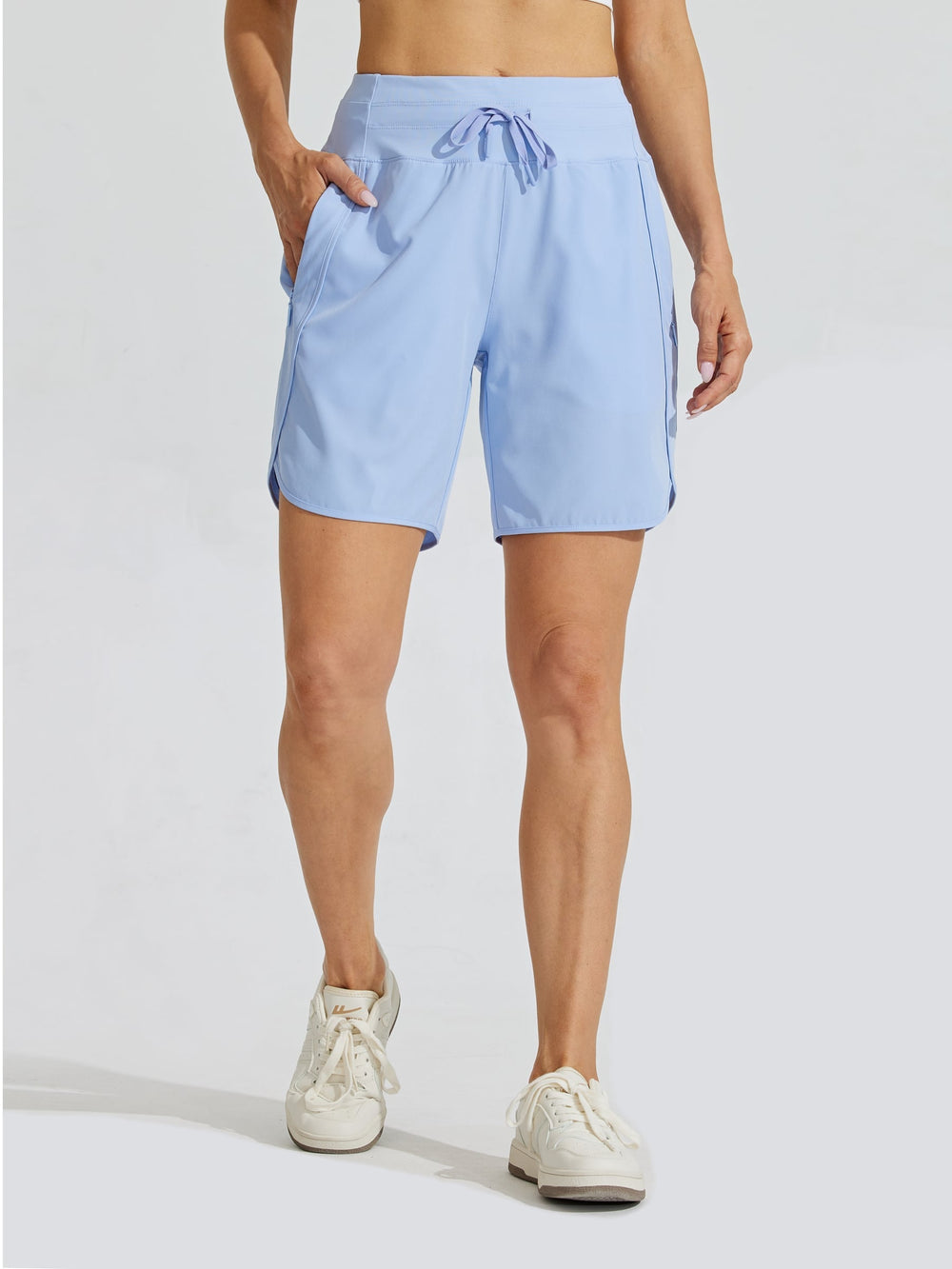 ✨Women's Active 7 Inseam Athletic Long Running High Wasistband Shorts