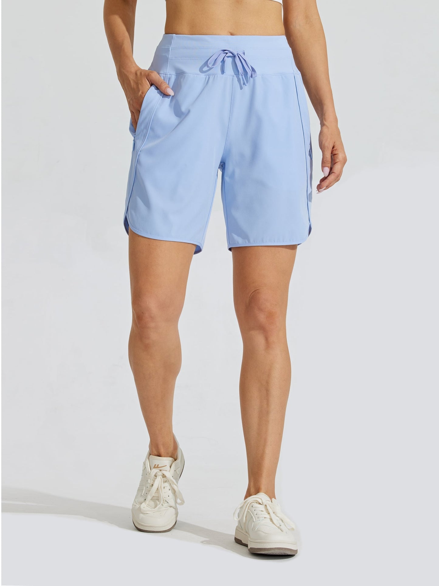 ✨Women's Active 7 Inseam Athletic Long Running High Wasistband Shorts