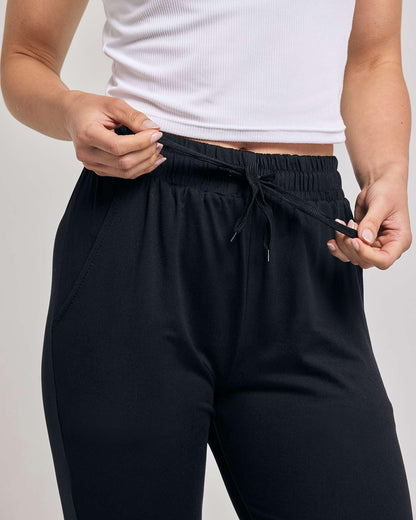 Women's Ultra Soft Lounge Capri Joggers Sweatpants Athletic Yoga with Pockets
