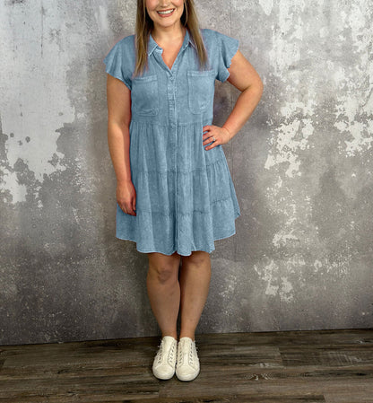 Women's Causal Denim Dress (Buy 2 Free Shipping)