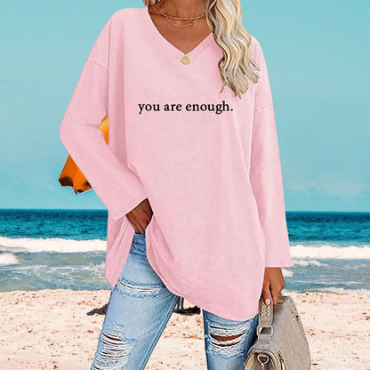 'DEAR PERSON BEHIND ME' V-NECK TOP