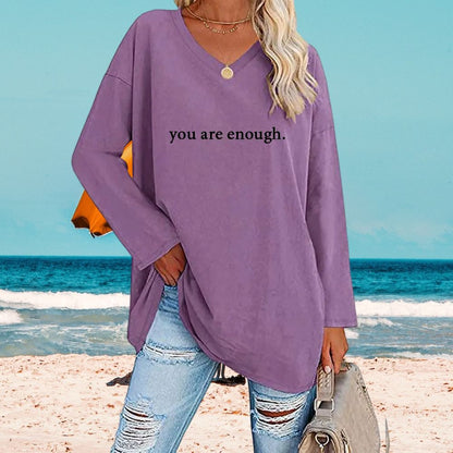 'DEAR PERSON BEHIND ME' V-NECK TOP