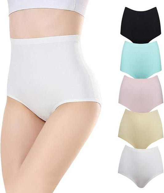 Women's High Waist Seamless No Show Underwear 5-Pack