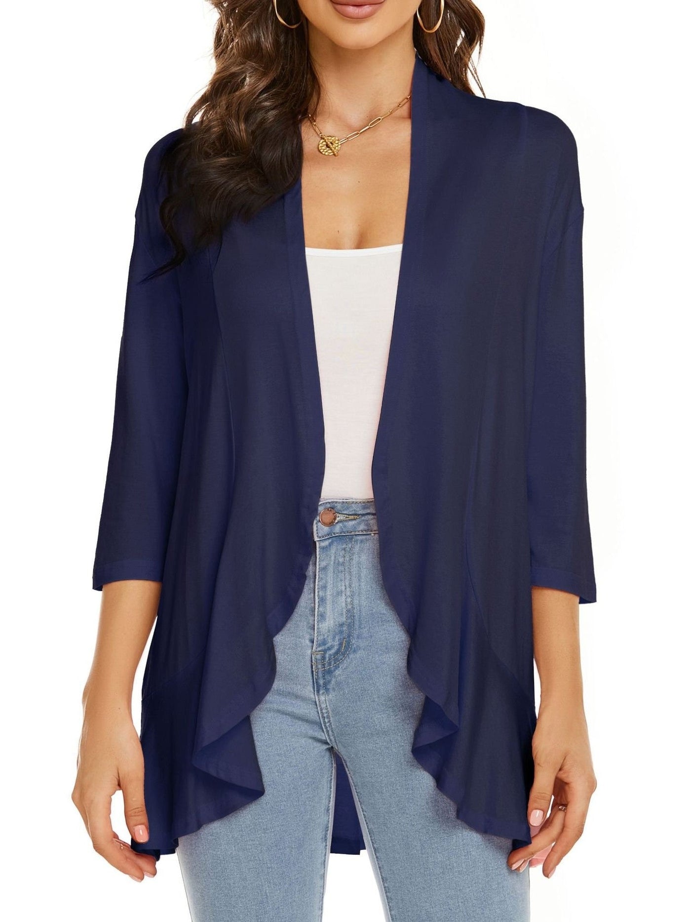 HOT SALE Women's Casual Lightweight Open Front Cardigans