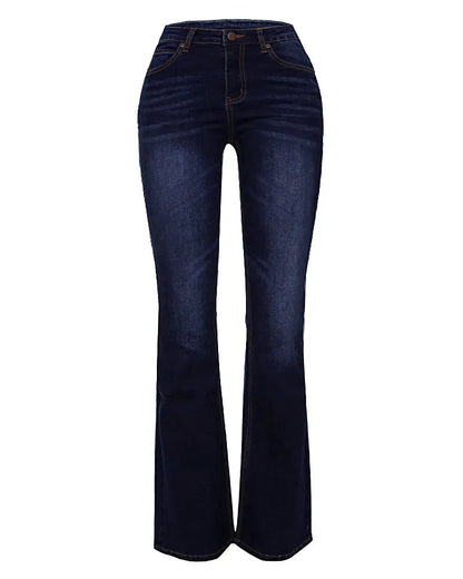 New Vintage Mid Waist Flare Jeans