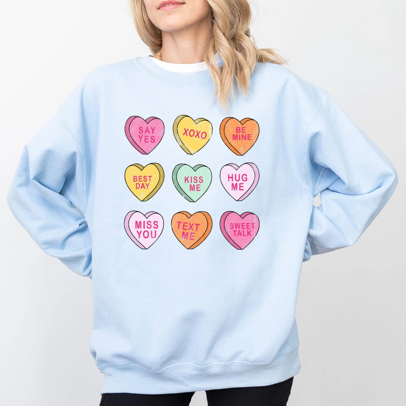 Conversation Hearts Valentine's Day Sweatshirt