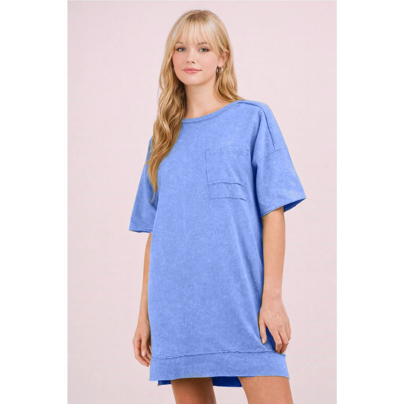 Women's Summer T Shirt Dress Casual Short Sleeve Crewneck Loose Fit