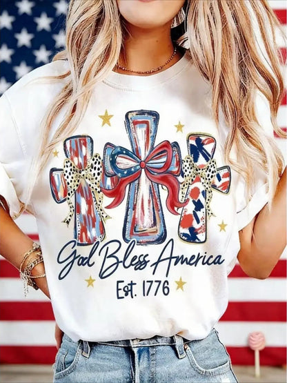 God Bless America T-shirt 250 Years America Anniversary Birthday Gift Shirt