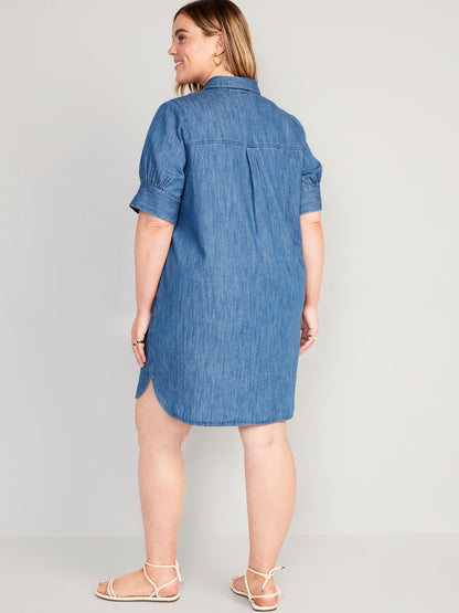 Short-Sleeve Shirt Dress (⏰ 40% OFF TODAY)