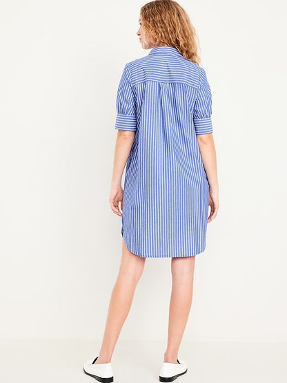 Short-Sleeve Shirt Dress (⏰ 40% OFF TODAY)