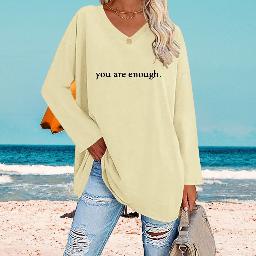 'DEAR PERSON BEHIND ME' V-NECK TOP
