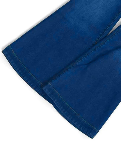 90s Vintage Classic Flare Hem High Waist Jeans