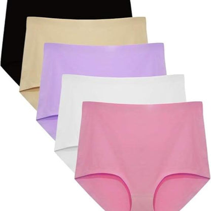 Women's High Waist Seamless No Show Underwear 5-Pack