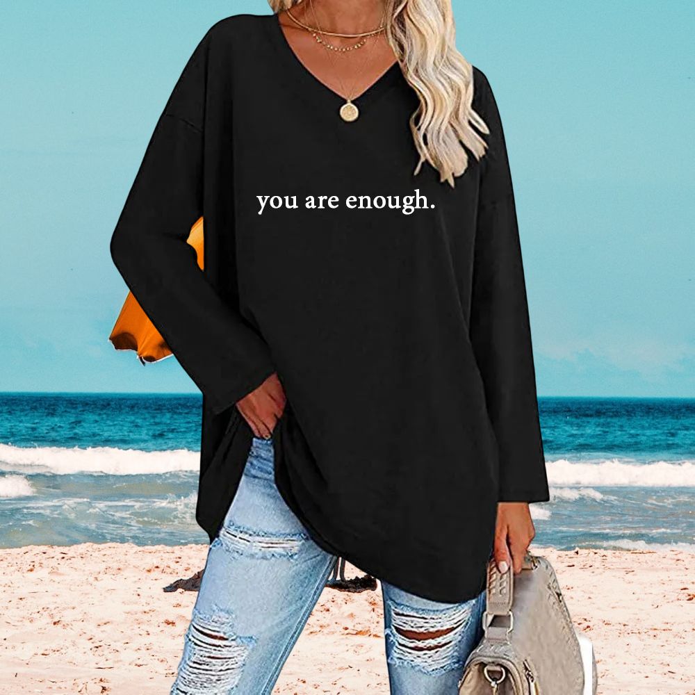 'DEAR PERSON BEHIND ME' V-NECK TOP