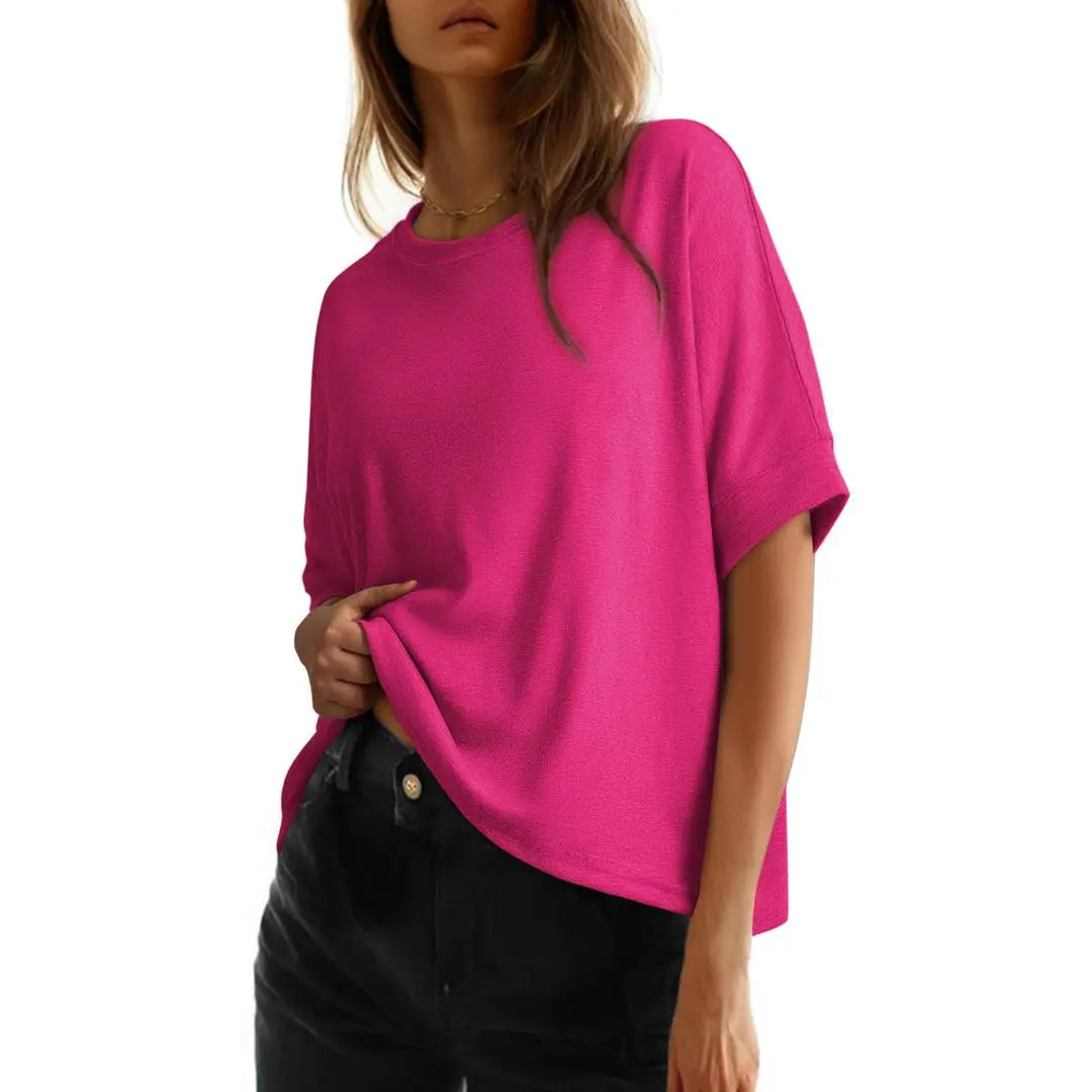Women's 2026 Loose Oversized Basic Tee