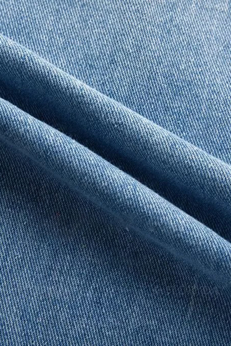 Ripped Button Up Low Waist Jeans(Buy 2 Free Shipping)
