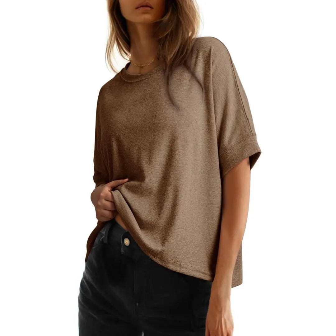 Women's 2026 Loose Oversized Basic Tee