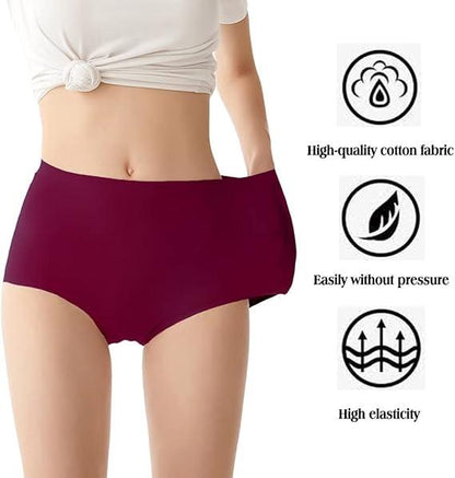 Women's High Waist Seamless No Show Underwear 5-Pack