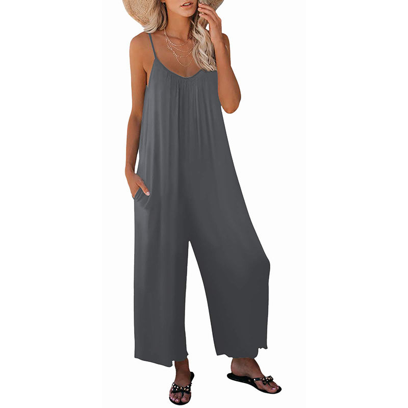 2023 New Flowy Jumpsuit with Pockets (Buy 2 Free Shipping)