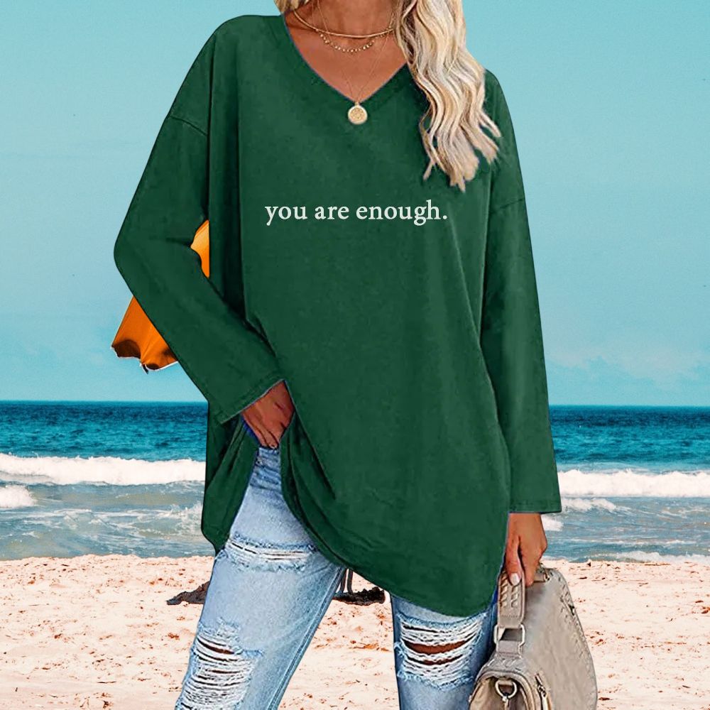 'DEAR PERSON BEHIND ME' V-NECK TOP
