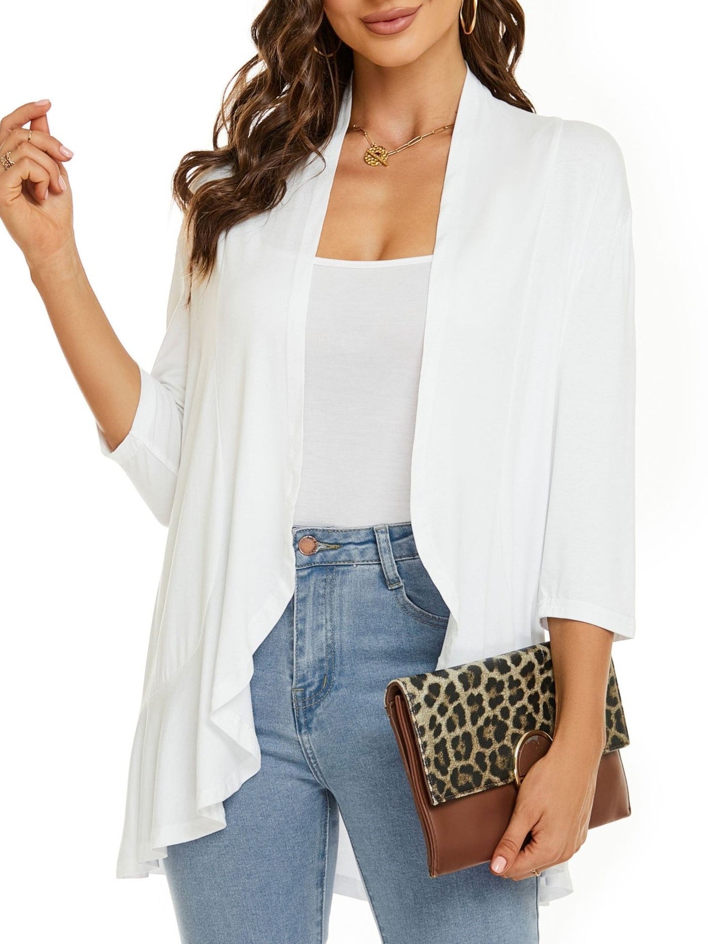 HOT SALE Women's Casual Lightweight Open Front Cardigans