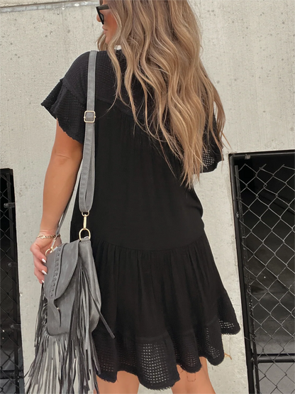 Deep V Studded Boho Tunic (Buy 2 Free Shipping)