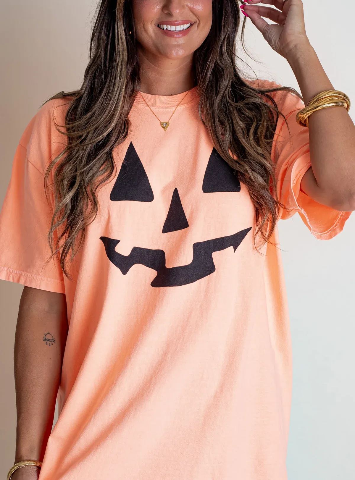 Tiktok Hot Sale Women‘s Classic Jack-O-Lantern Tee
