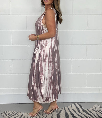 Loose Tye Dye T-Shirt Dress (Buy 2 Free Shipping)
