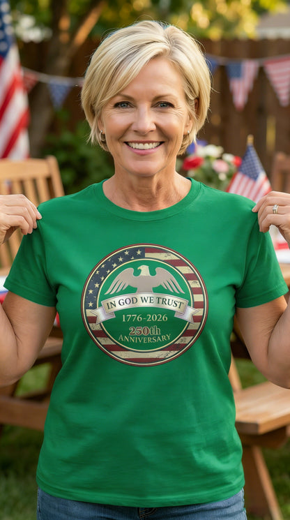 America 250th Anniversary Eagle Seal Vintage T-Shirt