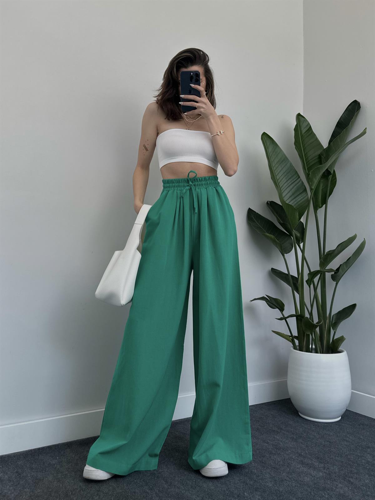 linen trousers