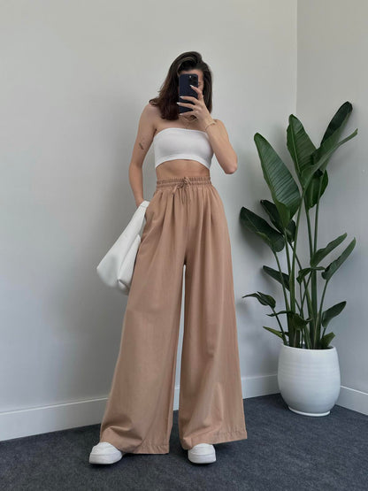 linen trousers