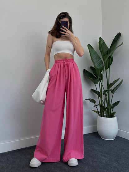 linen trousers